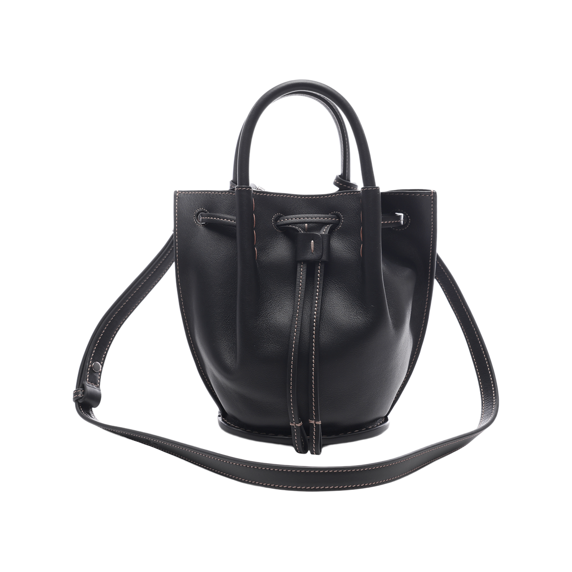 [15% 쿠폰] 토즈 레더 버킷백 미니 블랙([15% 쿠폰] Tod's Leather Bucket Bag Mini Black) - 4