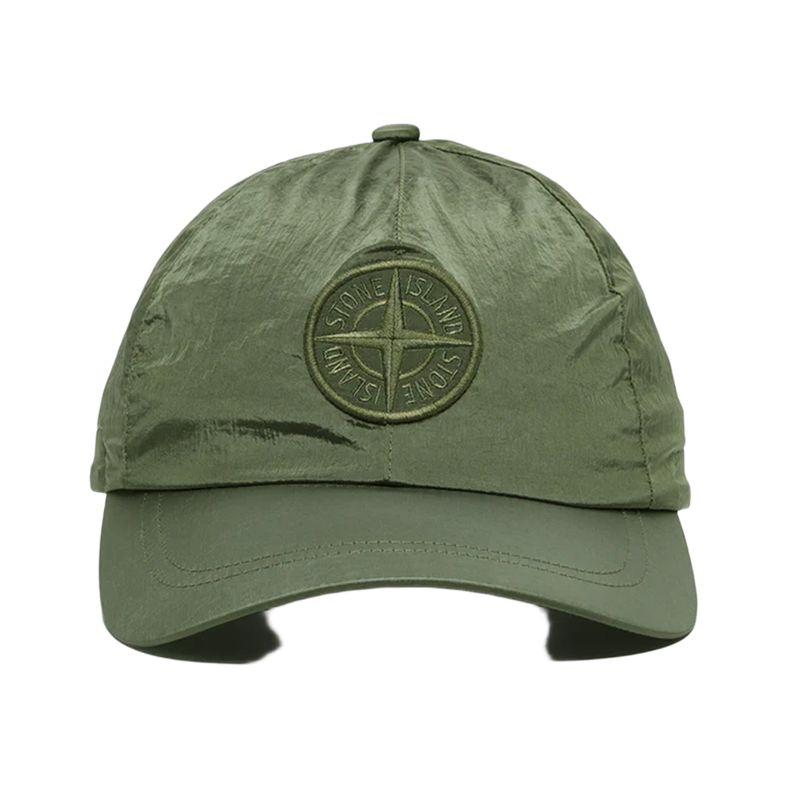 L1S15 9100011 S0076 V0059 [15% 쿠폰] Stone Island Embroidered Logo Nylon Cap Khaki
