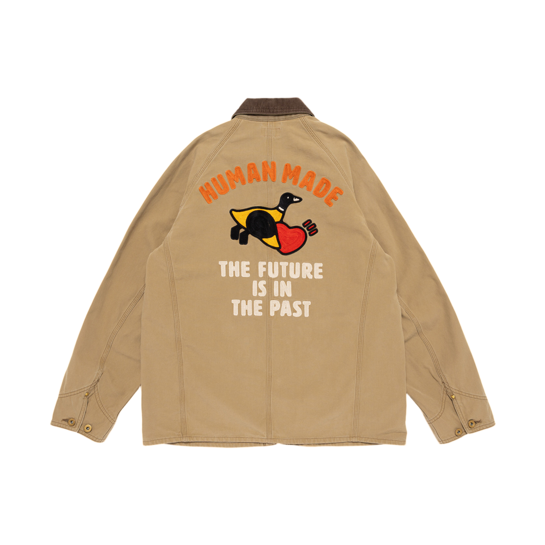 HM32JK017 Human Made Duck Coverall Jacket Beige