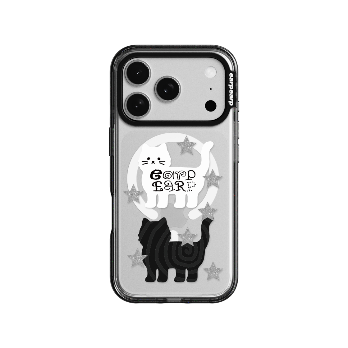 E2607_0158 EARPEARP Dot Star Chichi Wave Label+ Magsafe Case Black