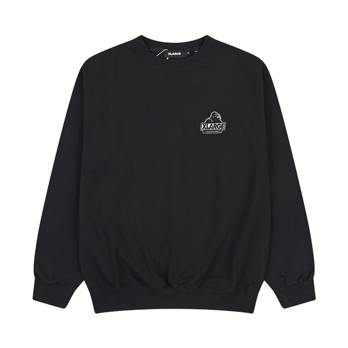 피어 엑스라지 슬랜티드 OG 크루넥 스웨트셔츠 블랙(PEER Xlage Slanted OG Crewneck Sweatshirt Black) - 1