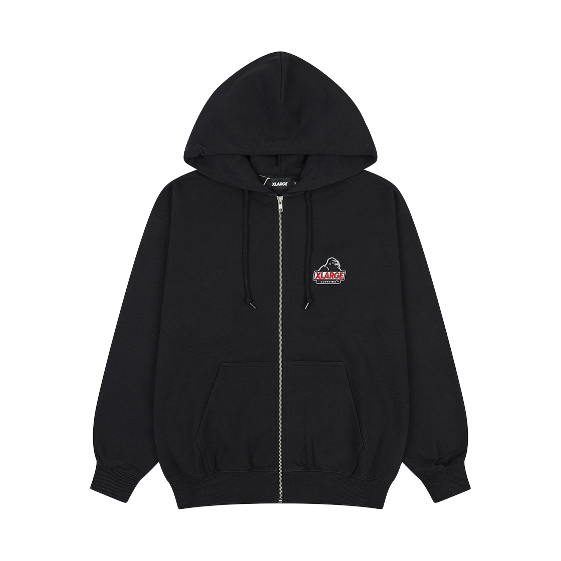 XL4CJI0001BK PEER Xlarge Slanted OG Zip Hooded Sweatshirt Black