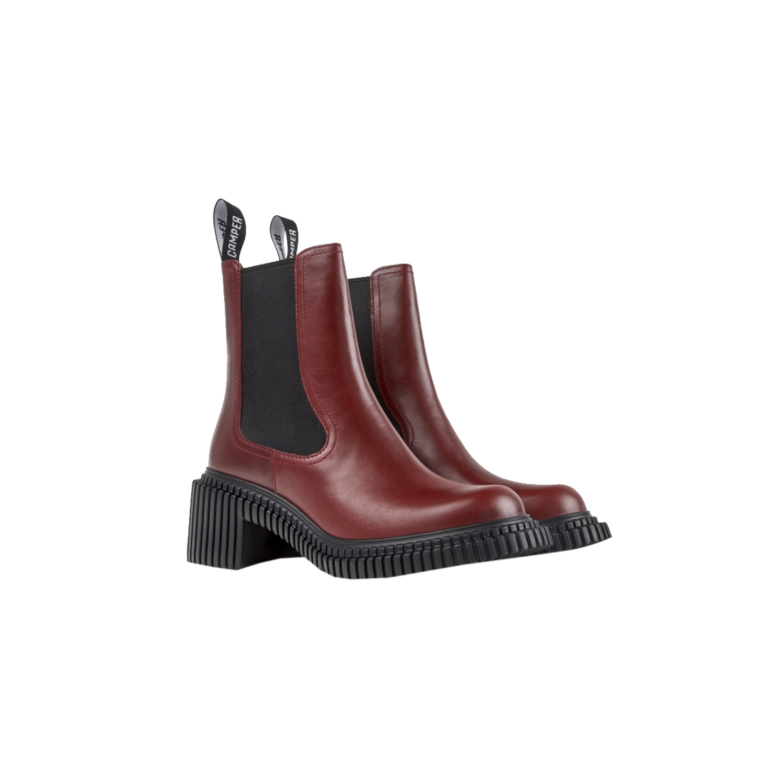 캠퍼 여성 픽스 런던 앵클부츠 버건디(Camper Woman Pix London Boots Burgundy) - 2
