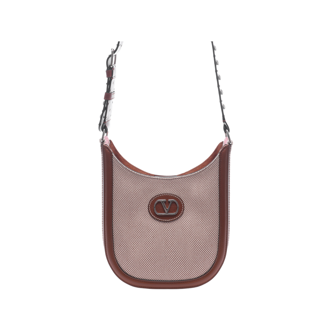 6W2B0R42 YGC RCA 25S [15% 쿠폰] Valentino Antibes Small Hobo Bag Brown