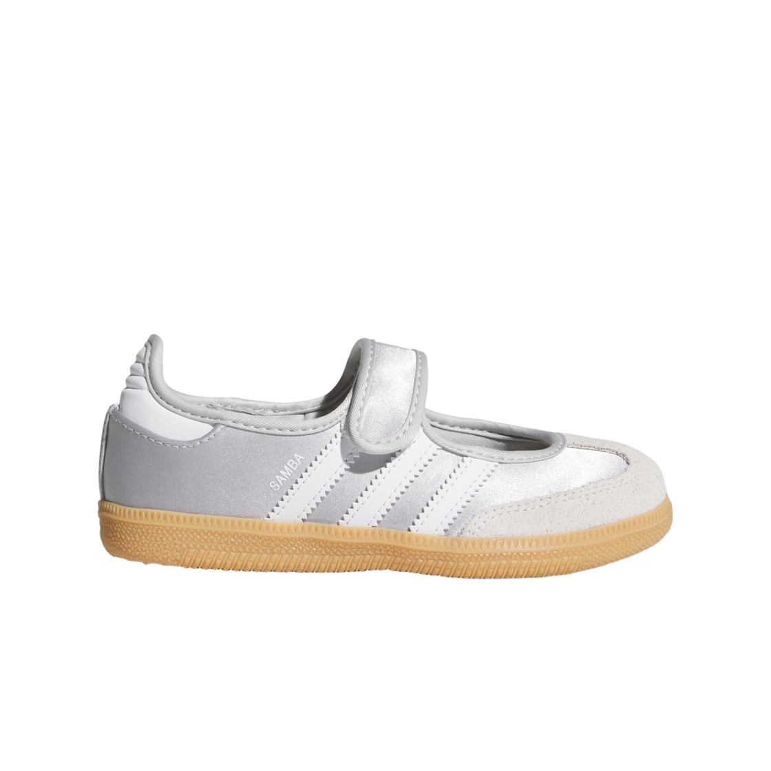 KJ9991 (C) Adidas Samba Jane Silver Metallic Cloud White