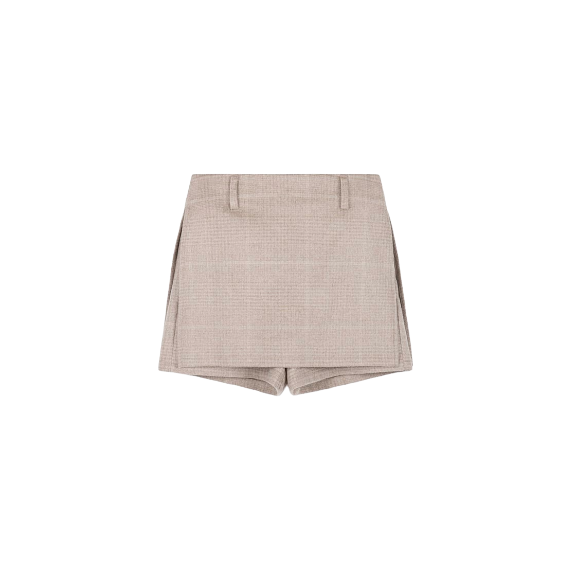 티엔지티 우먼 피아첸자 캐시미어 랩 스커트 팬츠 베이지(TNGT W Piacenza Cashmere Wrap Skirt Pants Beige) - 1