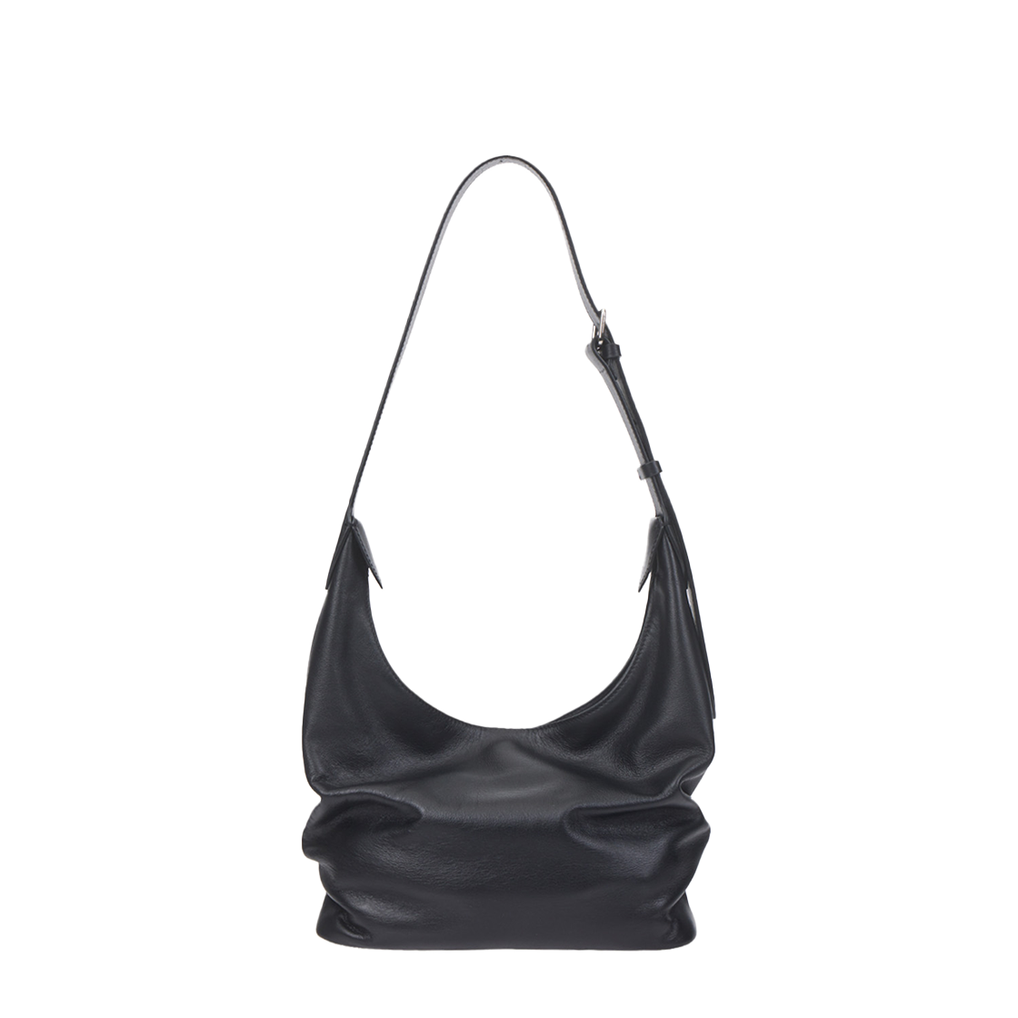 분크 토크 슬라우치 숄더 미듐 블랙(vunque Toque Slouch Shoulder M Black) - 5