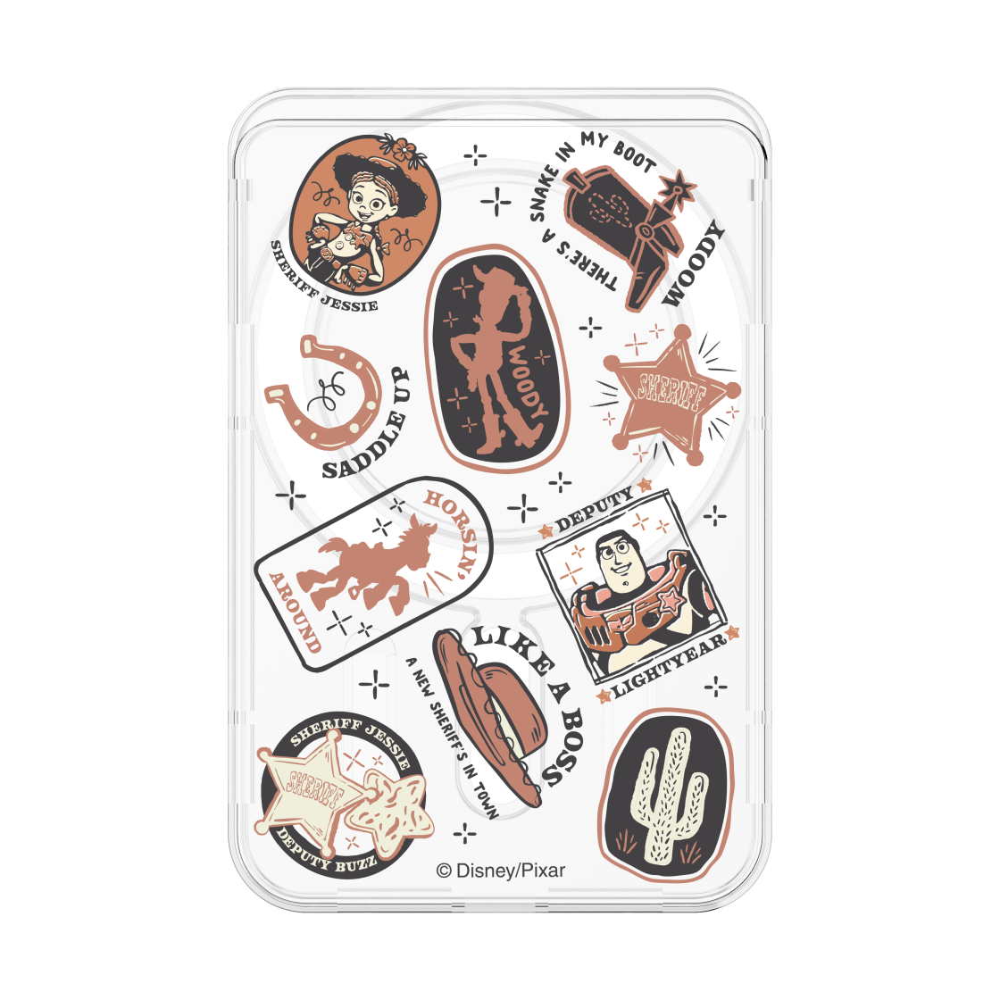 에스엘비에스 토이스토리5 와일드 웨스트 플레이 마그넷 카드지갑(SLBS Toystory5 Wild West Play Magnet Card Wallet)
