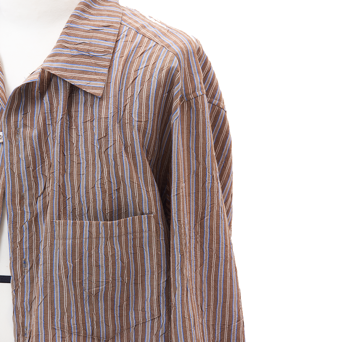 애프터마켓 링클 스트라이프 셔츠(aftermarket Wrinkle Stripe Shirt) - 5