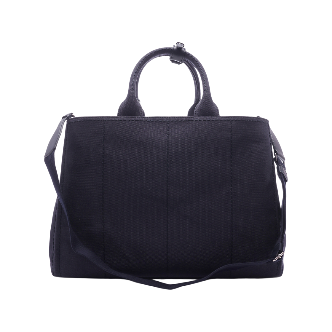 [15% 쿠폰] 프라다 캔버스 토트백 발틱 블루([15% 쿠폰] Prada Canvas Tote Bag Baltic Blue) - 4