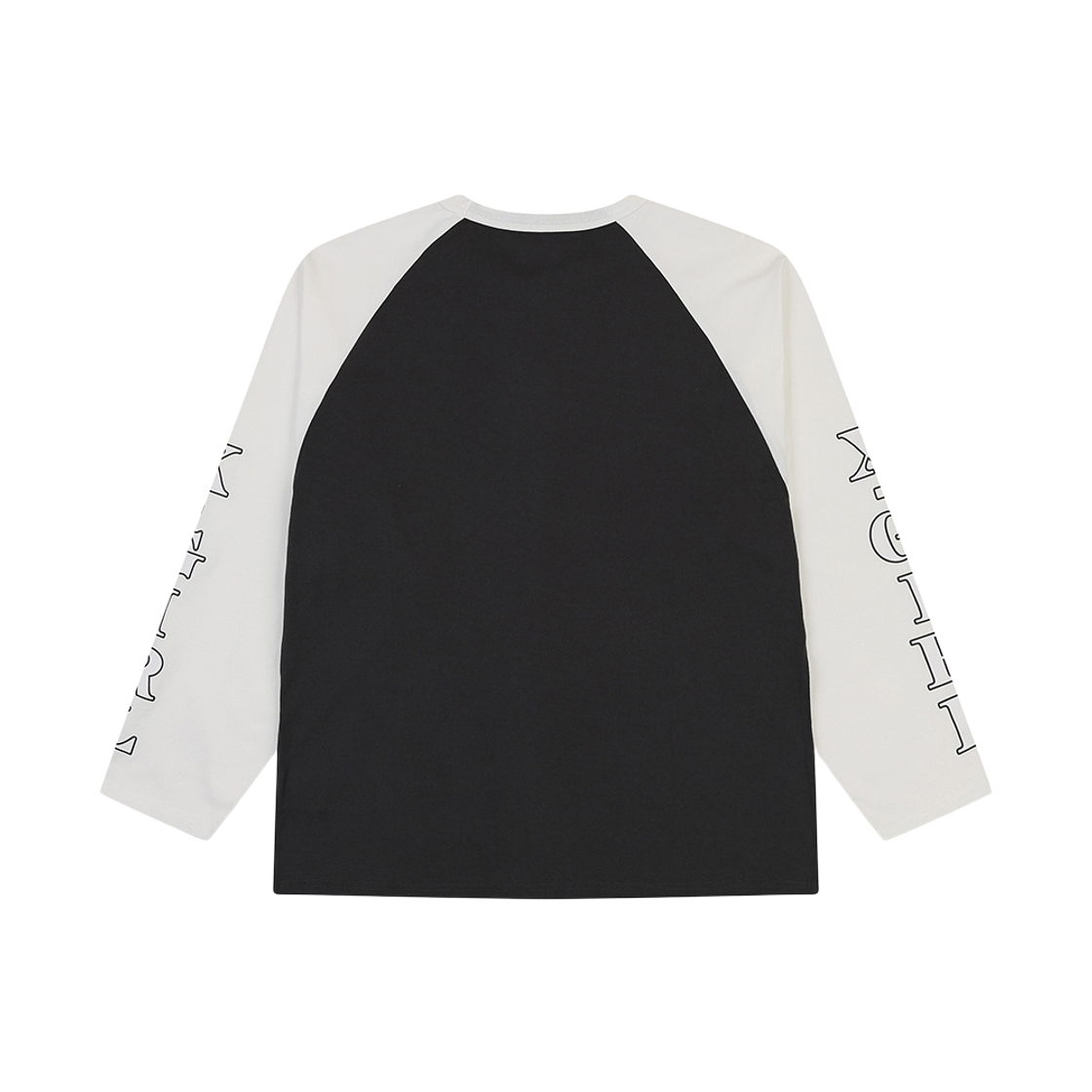 피어 엑스걸 커브드 오벌 로고 B/B 빅 티 블랙(PEER X-girl Curved Oval Logo B/B Big Tee Black) - 2