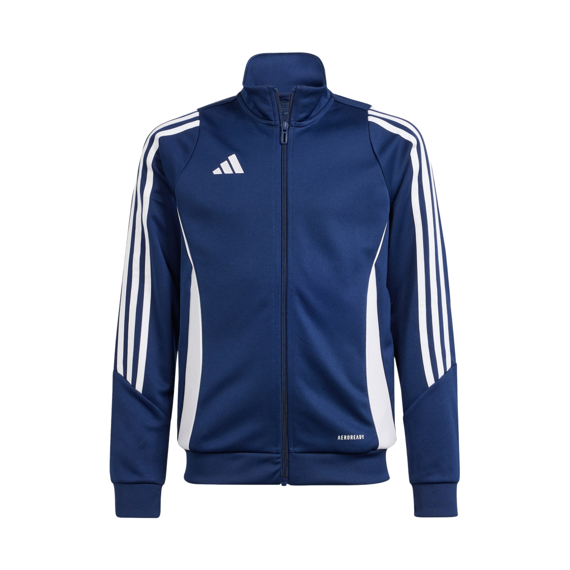 IR7501 (Kids) Adidas Tiro 24 Training Jacket Team Navy Blue 2 White - KR Sizing