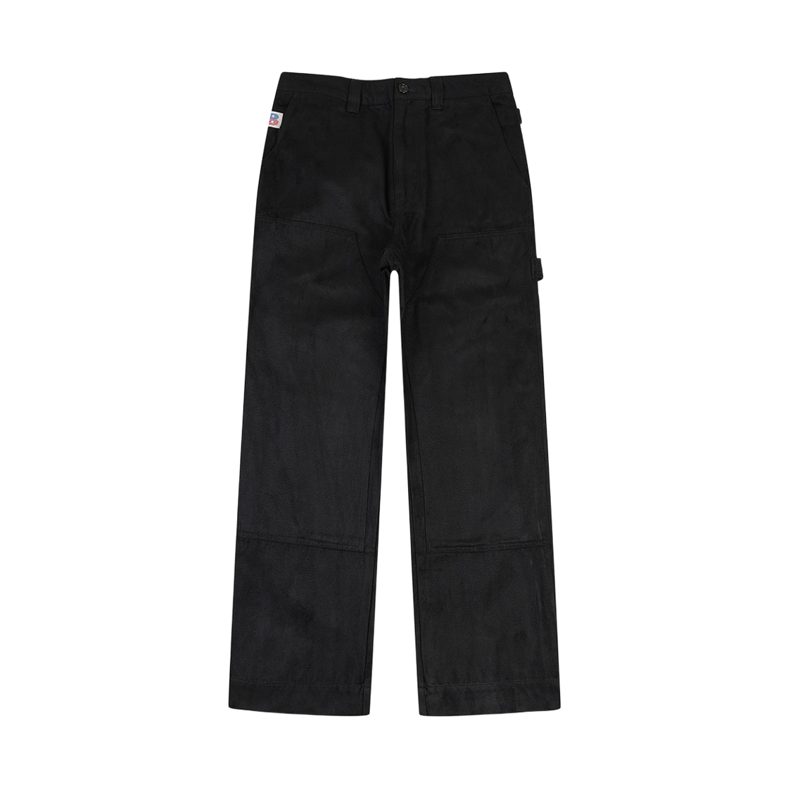 BT4CBP0001BK PEER Birthdaysuit Cotton Suede Double Knee Pants Black
