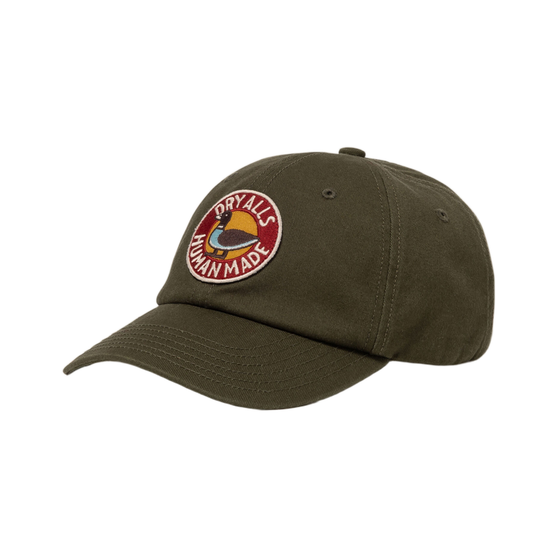 HM32GD047 Human Made 6 Panel Twill Cap Olivedrab
