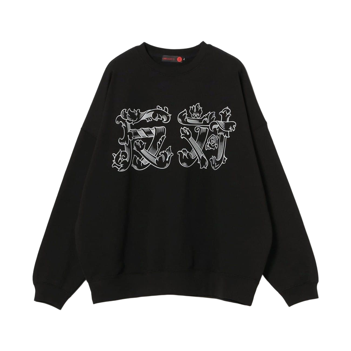 라이무라이토 오퍼사이트 스웨트셔츠 블랙(Limelight Opposite Sweatshirt Black) - 1