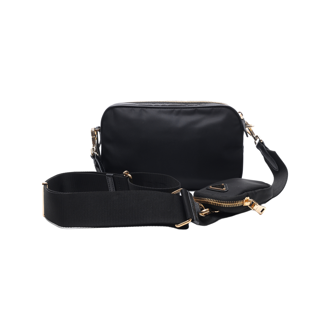 [15% 쿠폰] 프라다 리나일론 크로스바디백 블랙([15% 쿠폰] Prada Re-Nylon Crossbody Bag Black) - 4