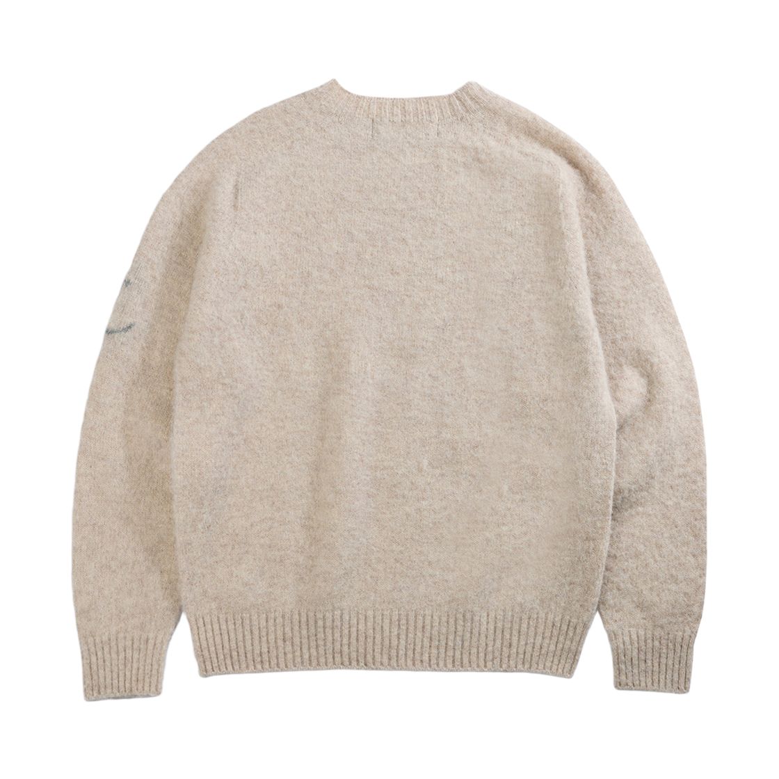 건지울른스 셔틀랜드울 쉐기독 홀가먼트 스웨터 머디 퍼피(Guernsey Woollens Shetland Wool Shaggy Dog Wholegarment Sweater Muddy Puppy) - 2
