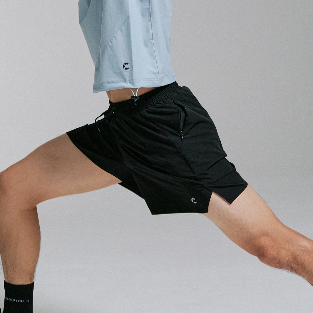 챕터엑스 포시즌 EX 나일론 포켓 쇼츠 블랙(Chapter.X Four Seasons EX Nylon Utility Shorts Black) - 6