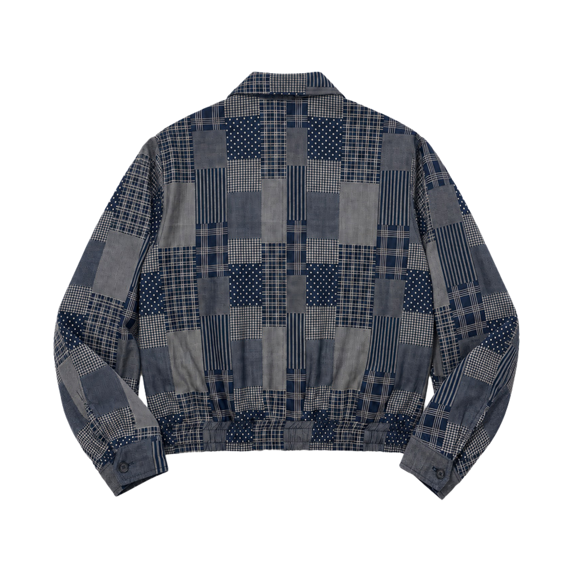프리터 파파 패치워크 봄버 네이비(FRITUR Papa Patchwork Bomber Navy_F263JK25) - 2