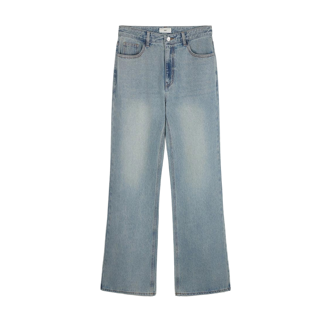 TNPA6F110B2 TNGT Flared Denim Pants Washed Blue