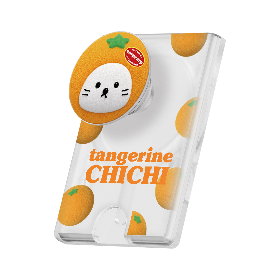 어프어프 탠저린 치치 맥세이프 카드홀더톡(EARPEARP Tangerine Chichi Magsafe Card Holder Tok)