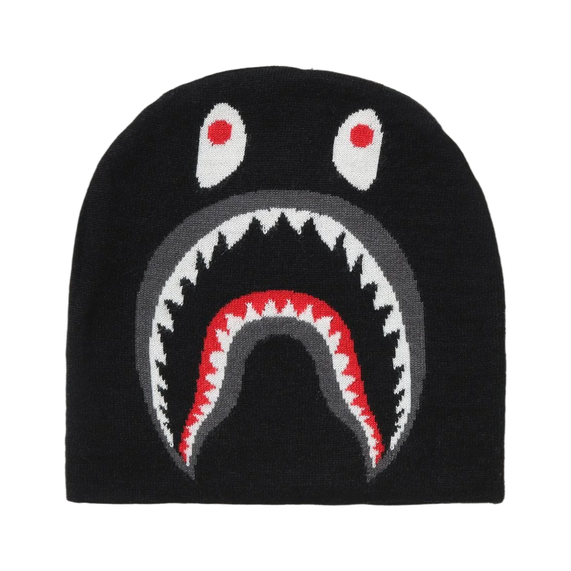 - BAPE Shark Knit Cap Black