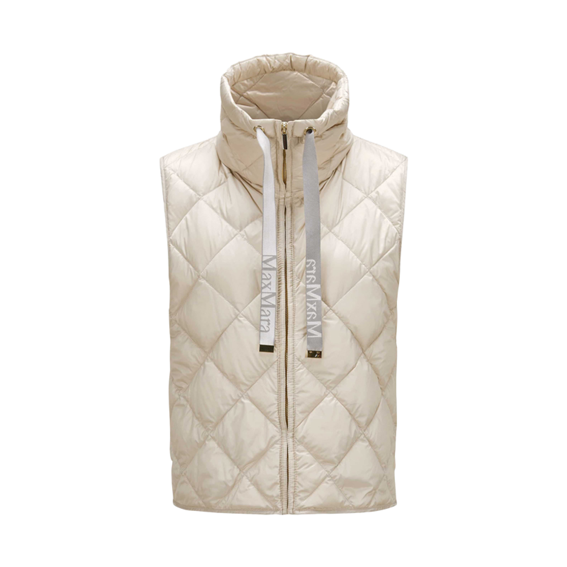 2619291014 031 [15% 쿠폰] Max Mara Tregic Diamond Quilted Padded Vest Sand