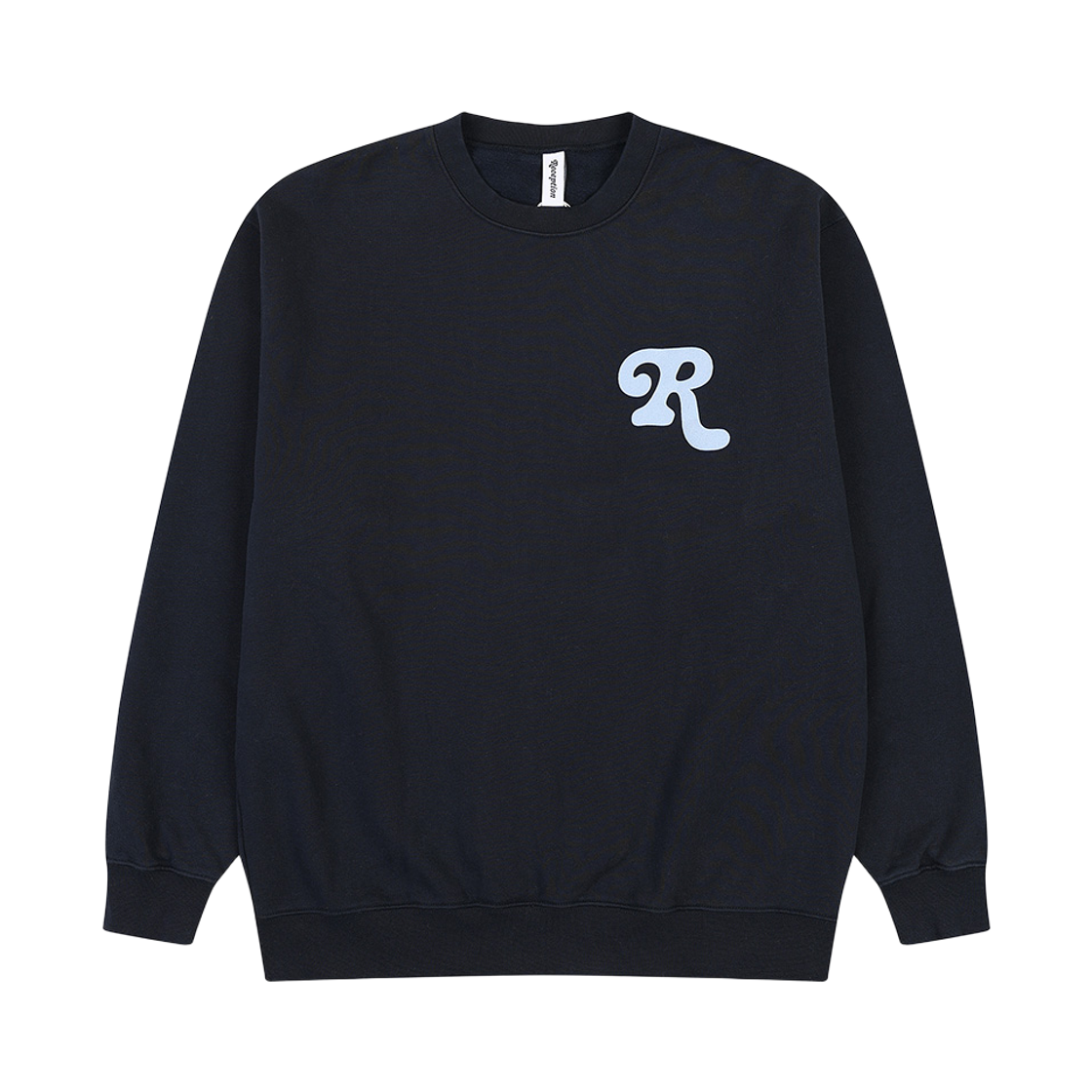 피어 리셉션 클럽 스웨트 아이콘 코튼 브러시 플리스 다크 네이비(PEER Reciption Club Sweat Icon Cotton Brush Fleece Dark Navy)