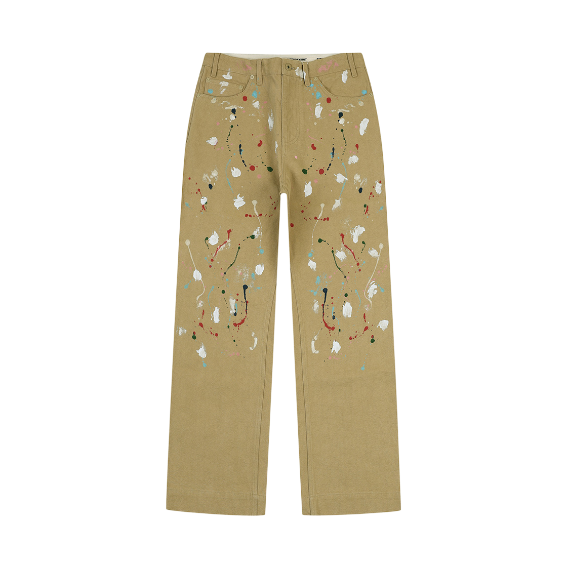 피어 벌스데이수트 페인티드 옥스포드 5P 팬츠 베이지(PEER Birthdaysuit Painted Oxford 5P Pants Beige)
