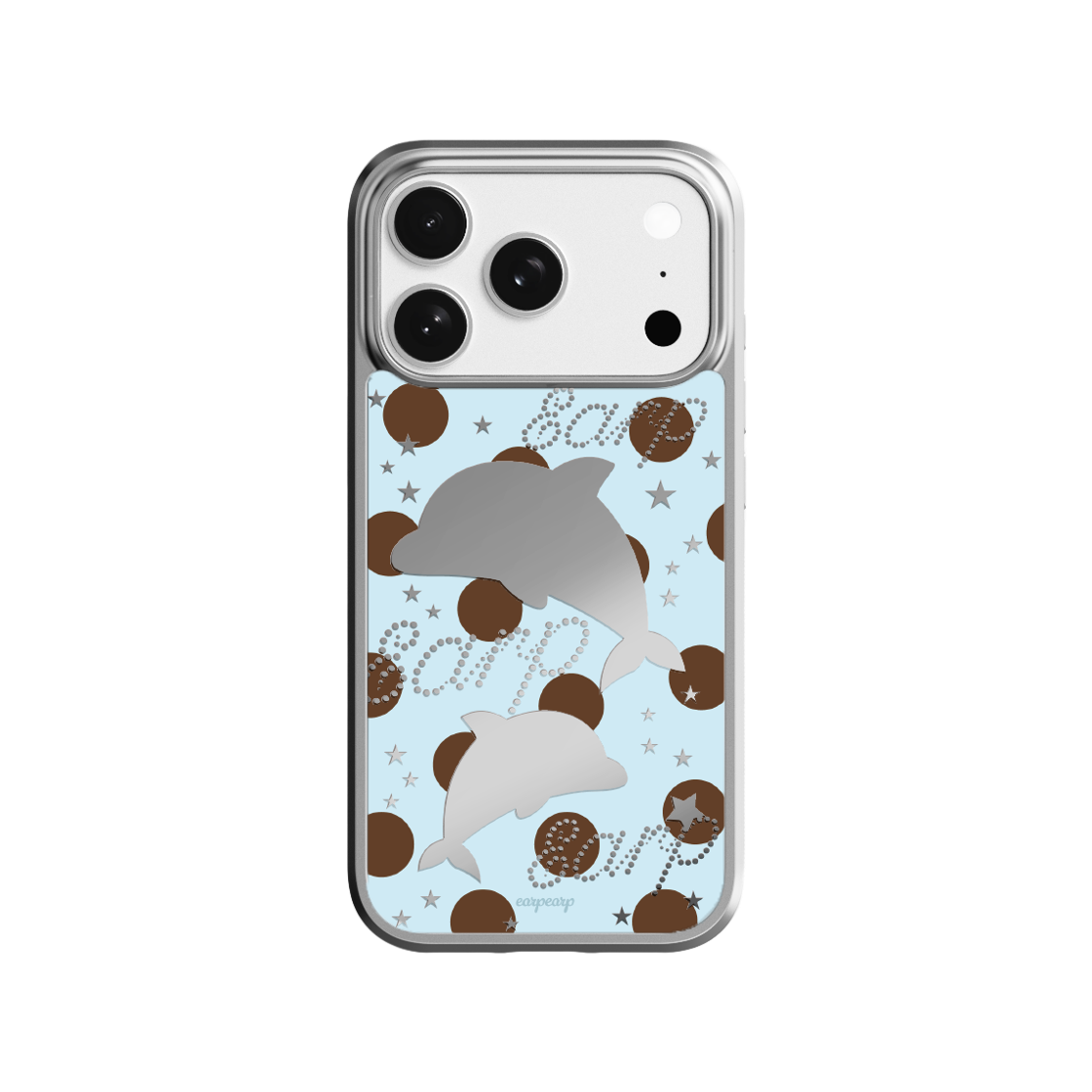 어프어프 돌고래 맥세이프 미러 케이스 실버(EARPEARP Dolphin Magsafe Mirror Case Silver)