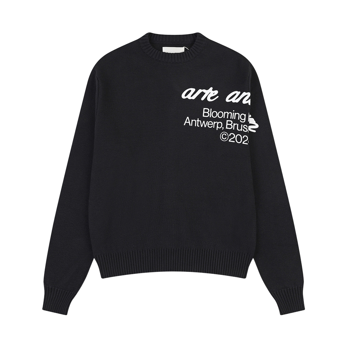 A14CTK0001BK PEER Arte Antwerp Blooming Ideas Knit Black