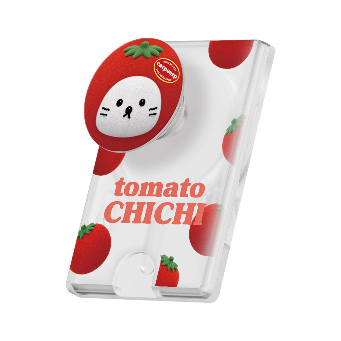 어프어프 토마토 치치 맥세이프 카드홀더톡(EARPEARP Tomato Chichi Magsafe Card Holder Tok)