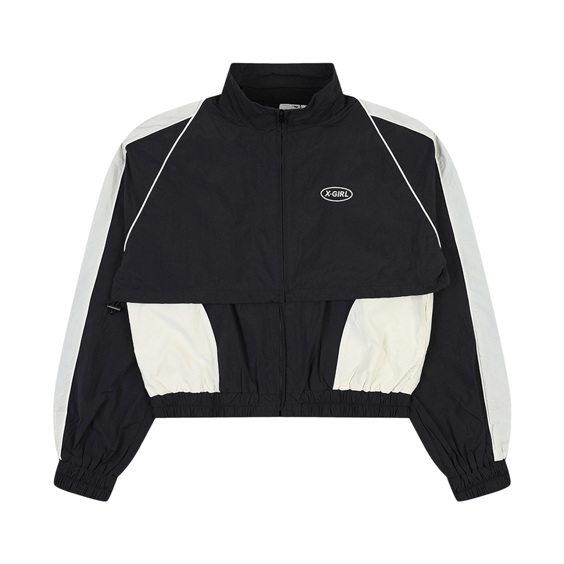 XG4COJ0001BK PEER X-girl 3WAY Bicolor Jacket Black