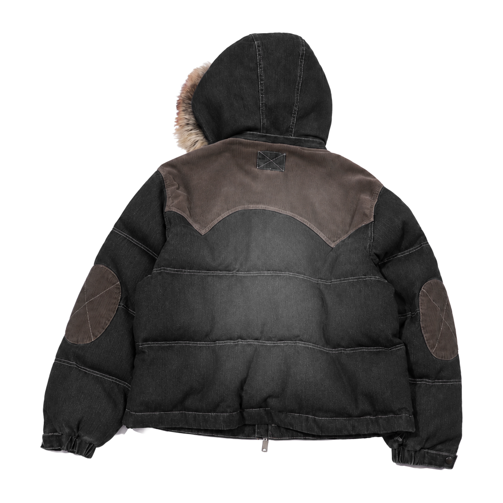 메인부스 빈티지 웨스턴 푸퍼 자켓 블랙(MAINBOOTH Vintage Western Puffer Jacket BLACK) - 2