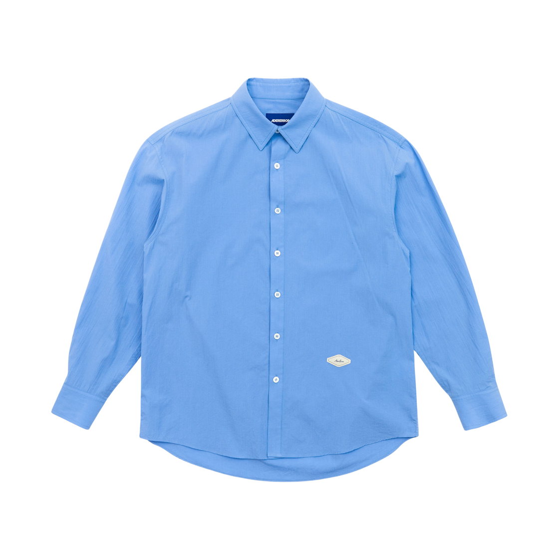 BMADSSSH0104SB Ader Error Fluic Label Shirt Sky Blue