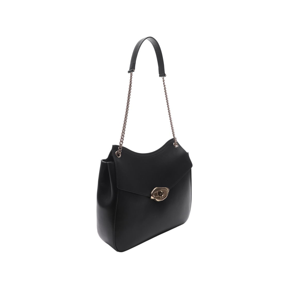 [15% 쿠폰] 멀버리 하이 글로스 레더 라나 체인 숄더백 블랙([15% 쿠폰] Mulberry Lana Chain Shoulder Bag with High Gloss Leather Black) - 3