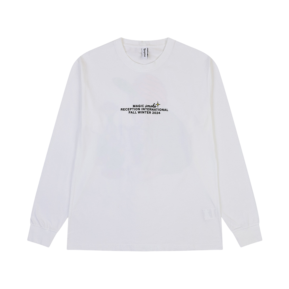 피어 리셉션 롱 슬리브 티 키프 코튼 싱글 저지 화이트(PEER Reciption LS Tee Kiff Cotton Single Jersey White)