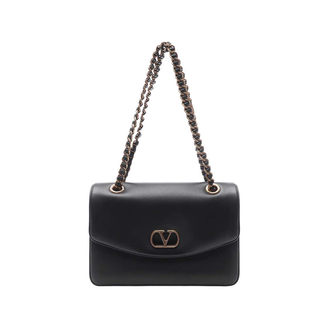 [15% 쿠폰] 발렌티노 가라바니 주나 미디움 체인 백 나파 레더 블랙([15% 쿠폰] Valentino Garavani Djuna Medium Chain Bag in Nappa Leather Black) - 2