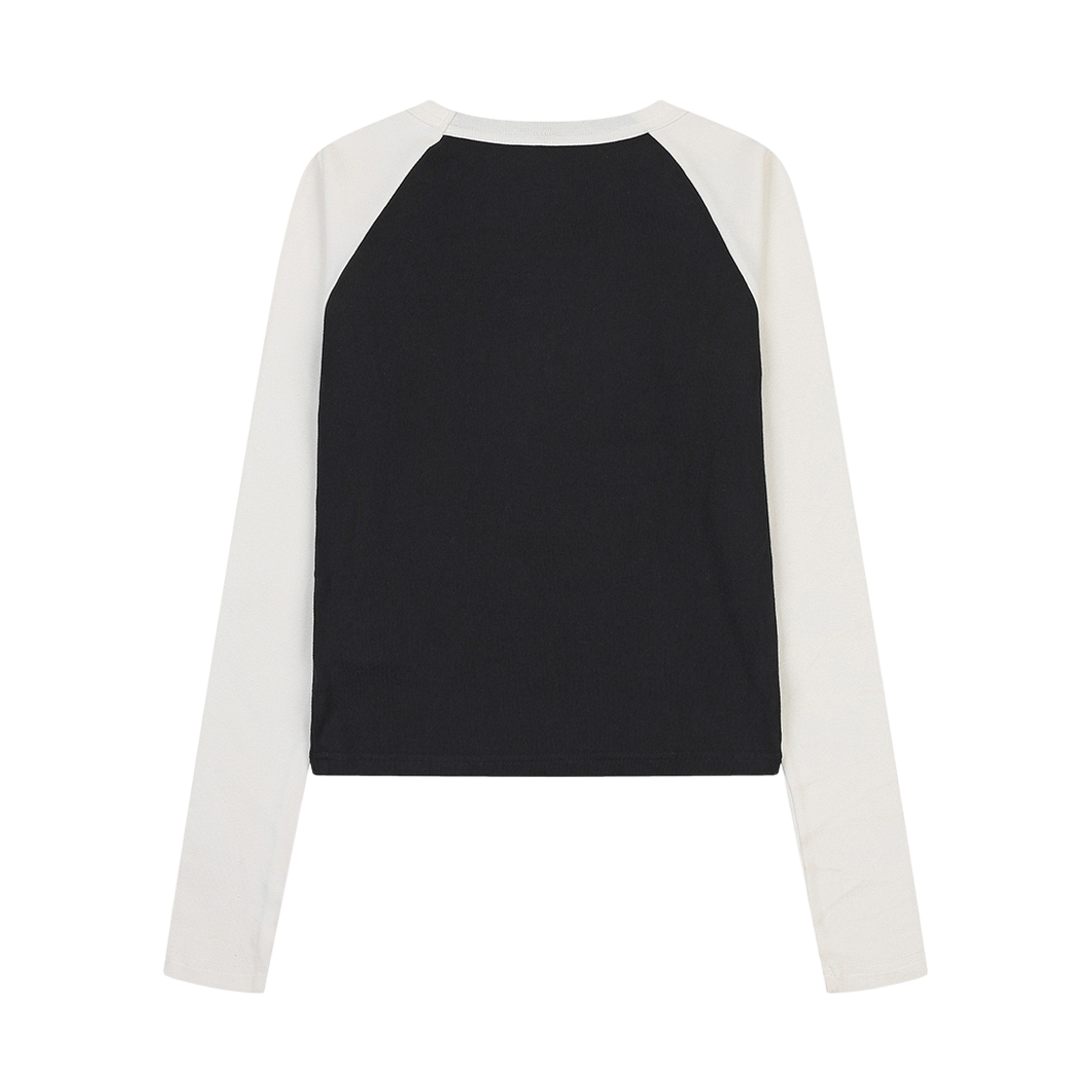 피어 엑스걸 라인스톤 스크립트 로고 롱 슬리브 래글런 베이비 티 블랙(PEER X-girl Rhinestone Script Logo L/S Raglan Baby Tee Black) - 2