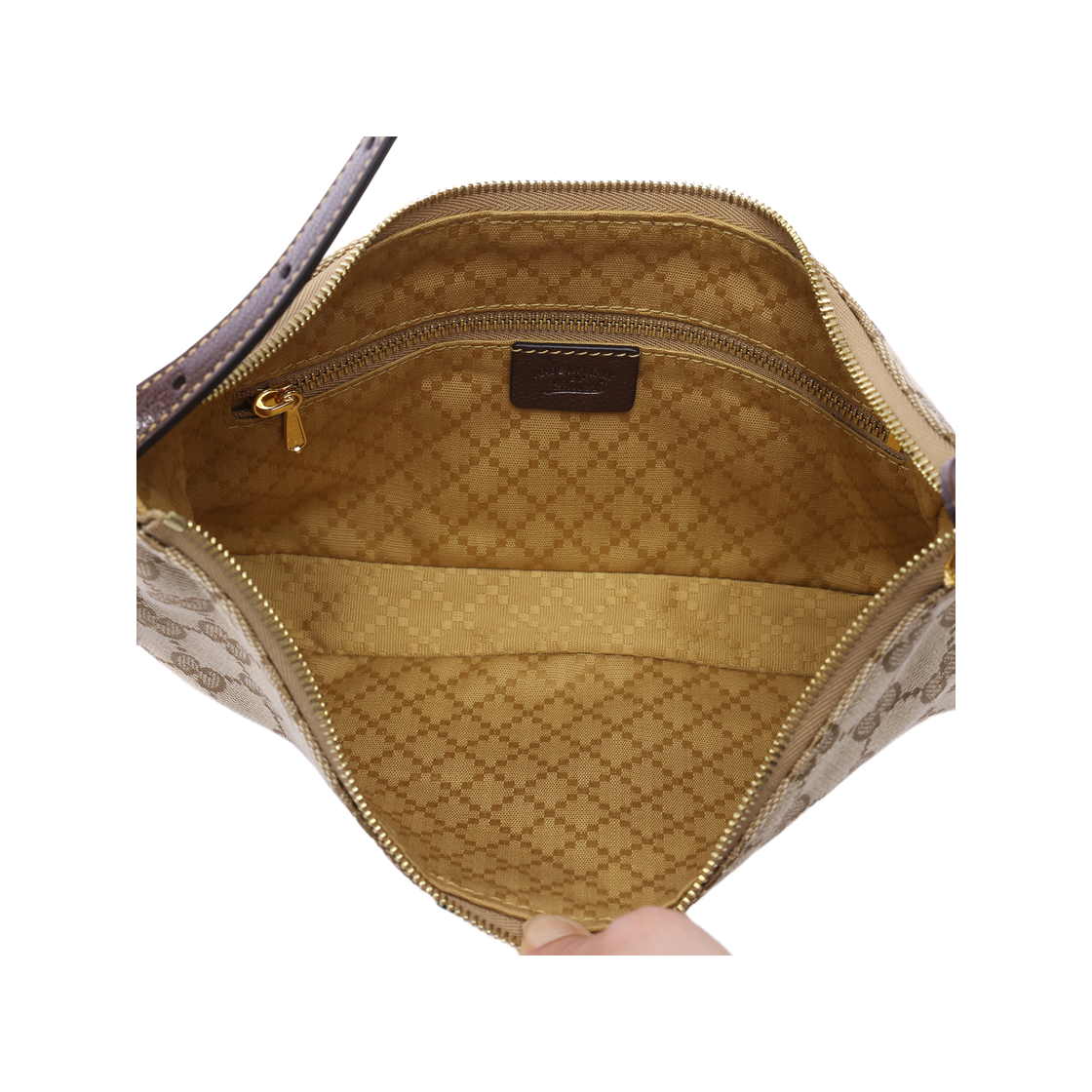 [15% 쿠폰] 구찌 루네타 스몰 크로스바디백 샌드 브라운([15% 쿠폰] Gucci Lunetta Small Crossbody Bag Sand Brown) - 6