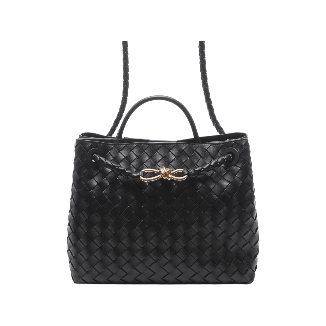 766016 VCPP1 1139 26F [15% 쿠폰] Bottega Veneta Medium Andiamo Black