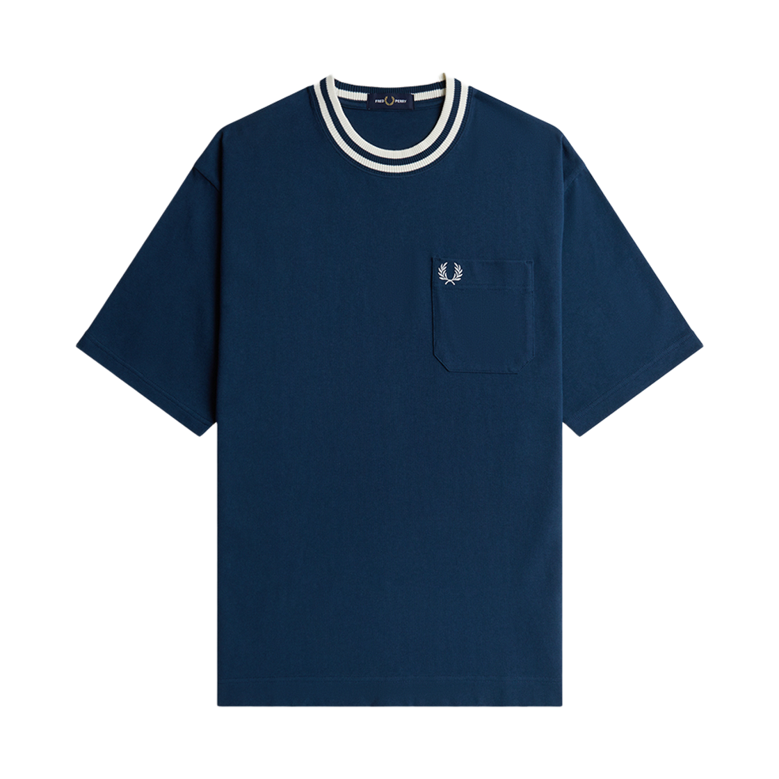 프레드페리 릴렉스드 볼드 팁드 티셔츠 모드블루(Fred Perry Relaxed Bold Tipped T-Shirt Mod Blue)