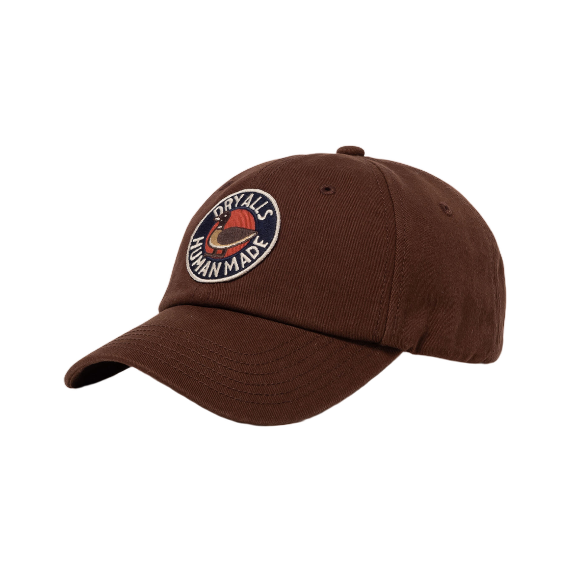 HM32GD047 Human Made 6 Panel Twill Cap Brown