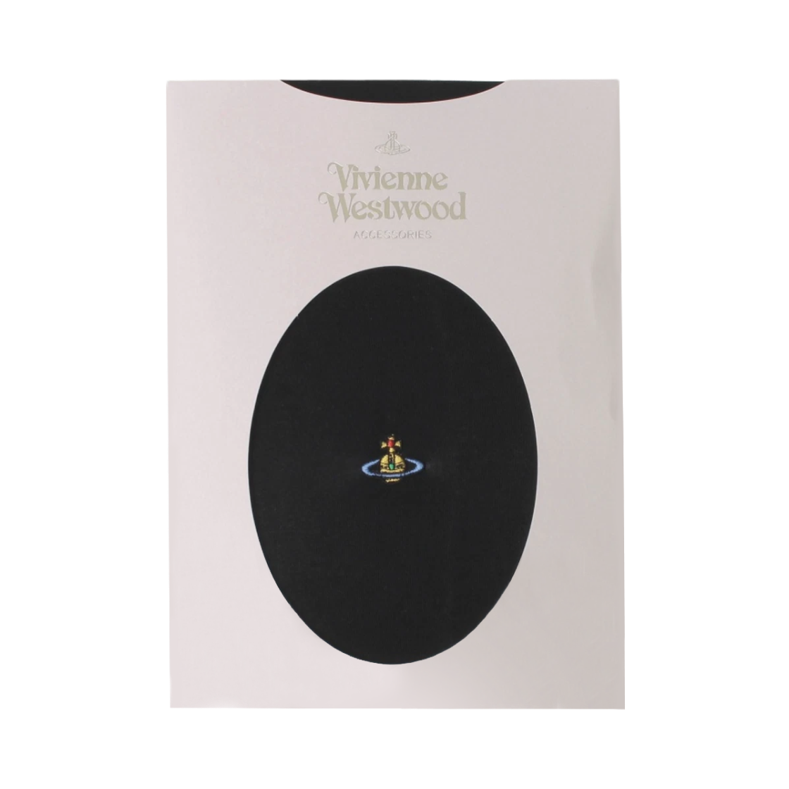 505059860/7081081 (W) Vivienne Westwood One Point Orb Plain Tights Black