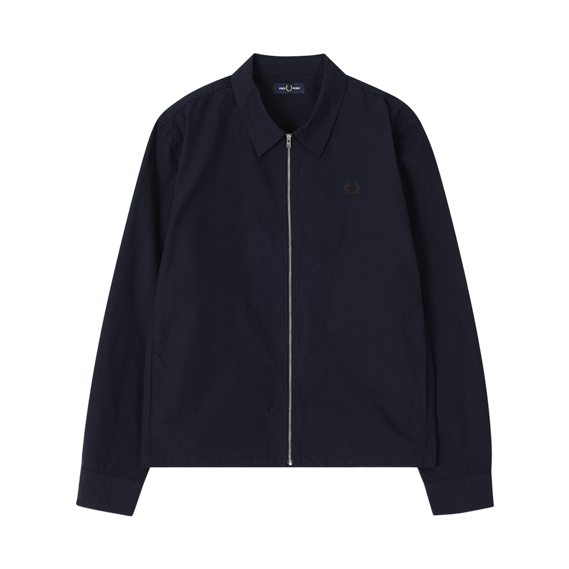프레드페리 포플린 오버셔츠 네이비/화이트(Fred Perry Poplin Overshirt Navy/White)