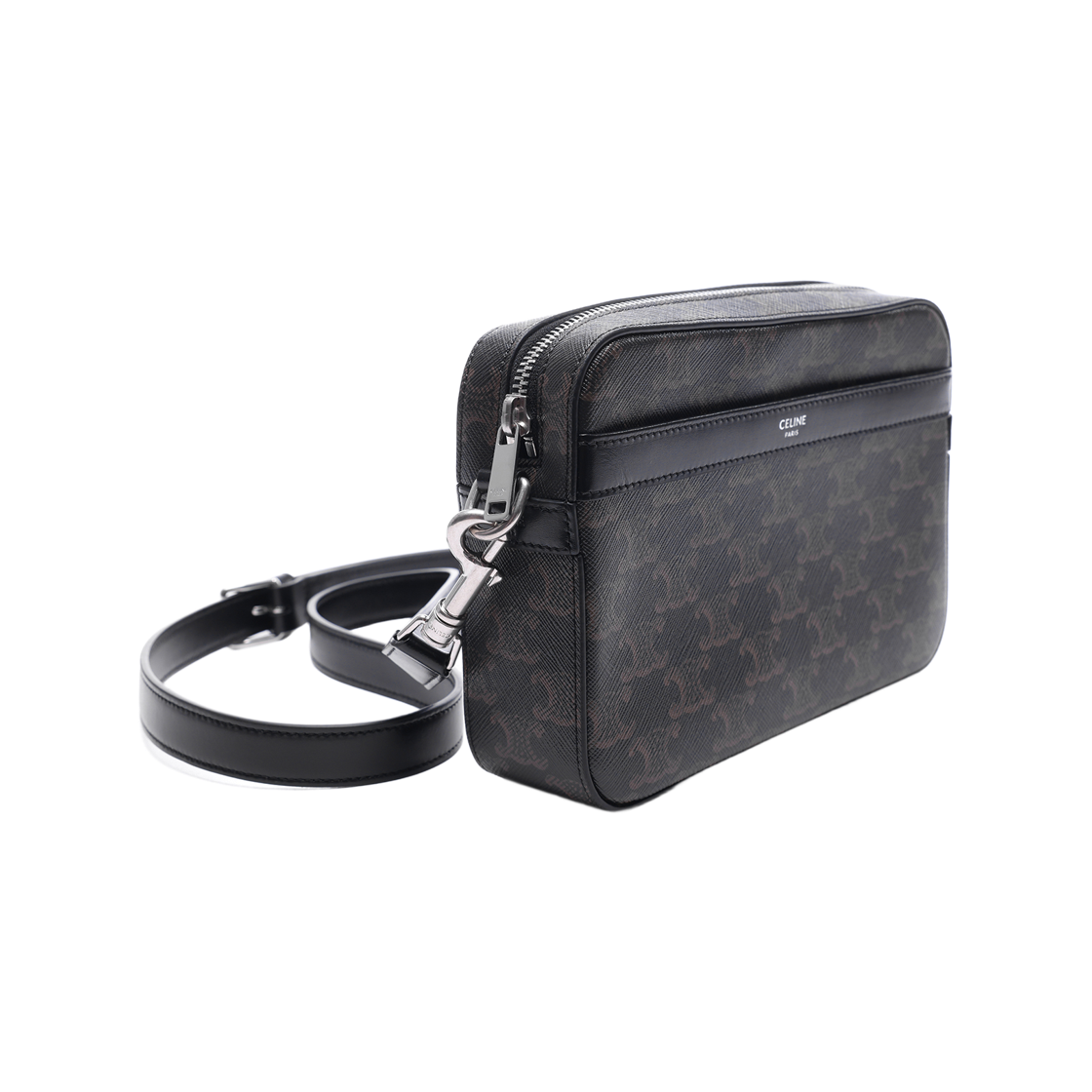 [15% 쿠폰] 셀린느 트리옹프 캔버스 카프스킨 스몰 메신저백 블랙([15% 쿠폰] Celine Small Messenger Bag in Triomphe Canvas Calfskin Black) - 3