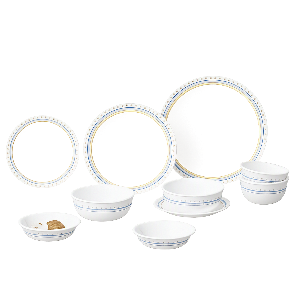 COR213 Corelle Adorable Dot Blue 2‑Person 10‑Piece Set