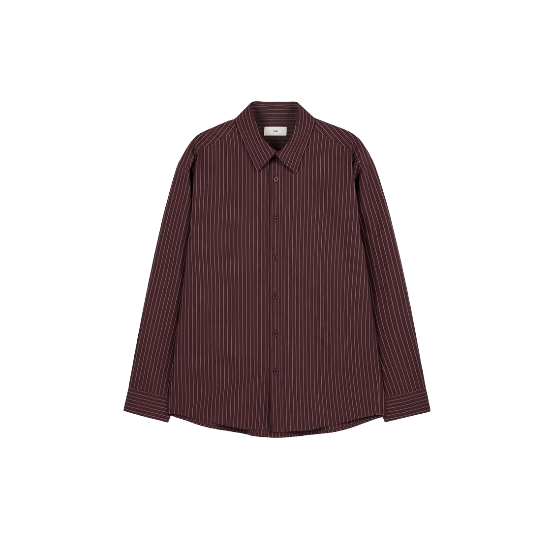 TNSH6F100D2 TNGT Comfort Stripe Shirt Burgundy