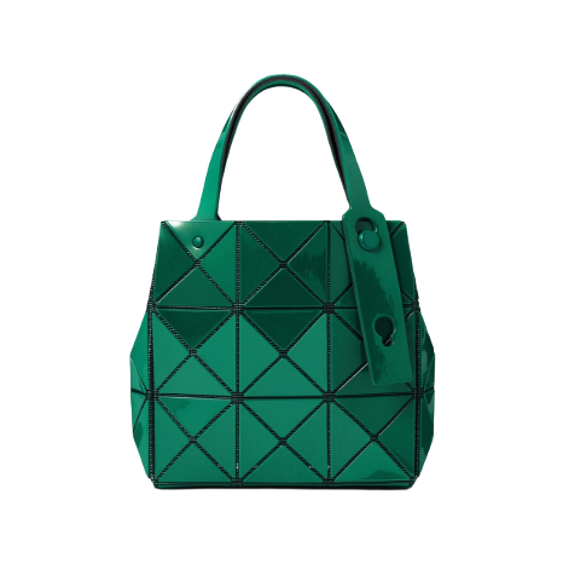 BB68-AG610-67 Bao Bao Issey Miyake Carat Handbag Malachite Green