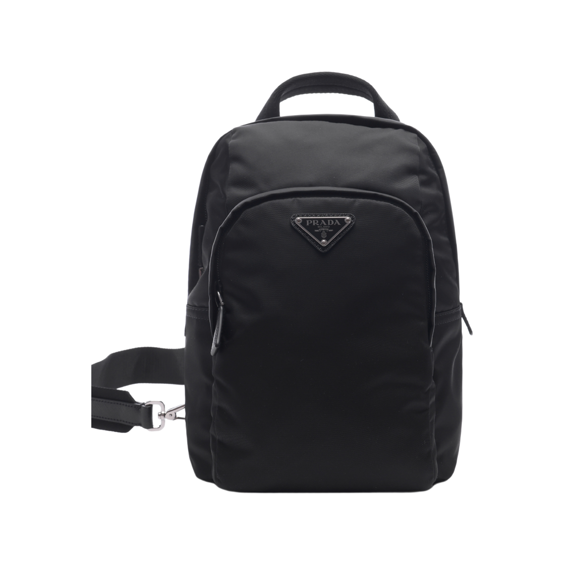 [15% 쿠폰] 프라다 리나일론 앤 사피아노 레더 백팩 블랙([15% 쿠폰] Prada Re-Nylon and Saffiano Leather Backpack Black) - 2